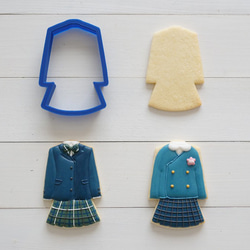 制服・女子（幼稚園/小学校/高校）クッキー型・クッキーカッター 1枚目の画像