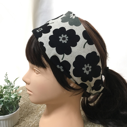 ヘアバンドタイプの三角巾（ちょうちょ刺繍）大人用　子ども用 Amazon.co.jp: YiyiLai 2枚セット かぎ針編み 三角巾 大人用