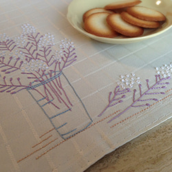 刺繍ランチョンマット：２カラーセット：撥水 5枚目の画像