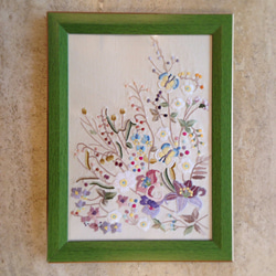 刺繍作品：胡蝶の夢 2枚目の画像