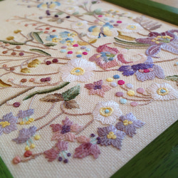 刺繍作品：胡蝶の夢 3枚目の画像