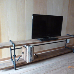 テレビ台(アイアンシルバー) 楽天市場】アイアン（テレビ台・ローボード｜収納家具