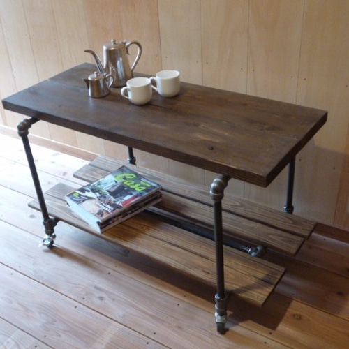 Antique Cafe table 60 iron leg ダイニングテーブル Franck