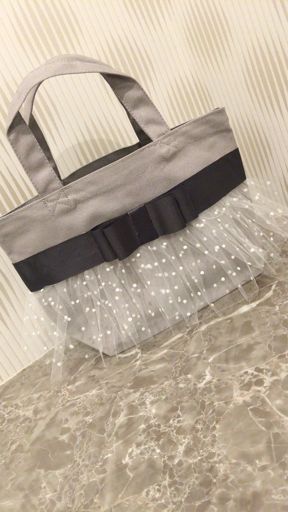 チュールバッグ♡フリリーバッグ♡リボン♡オーダー受け付け中です 