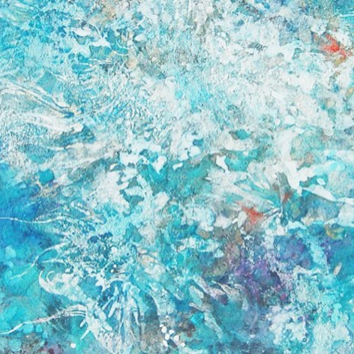 海の波 抽象画 27✖️25 Amazon.co.jp: 海の波の抽象画の油絵の装飾的な現代フレームの壁の芸術