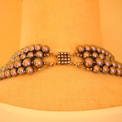 ４連 cotton pearl necklace (3WAY) 3枚目の画像