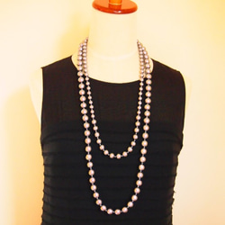 ６連 cotton pearl  necklace 5枚目の画像