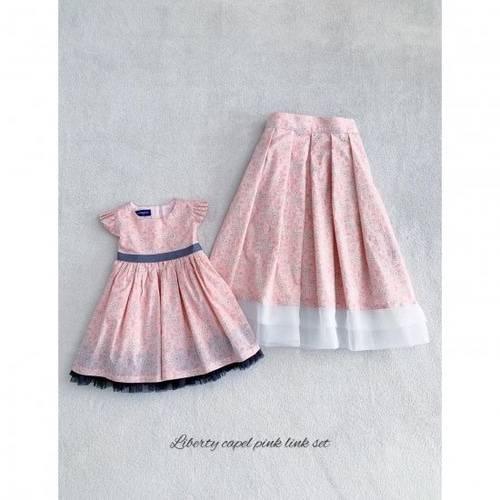 リンカブル　スカート LINKABLEリンカブル切り替えチュールスカートМ