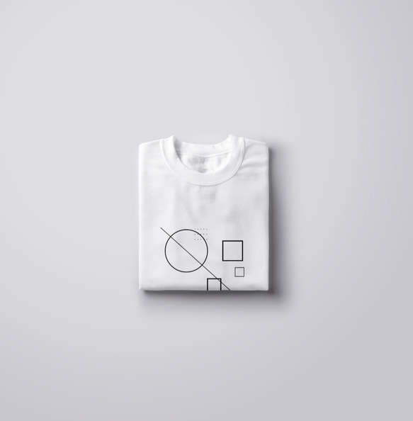 【再販】" 半袖Tシャツ 5.6oz "geometry shirts #001 1枚目の画像