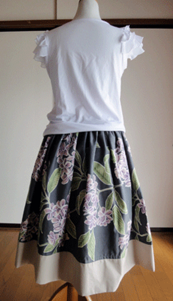 プルメリア　スカート　 3枚目の画像