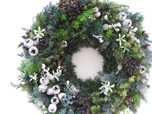 green wreath -white- 3枚目の画像