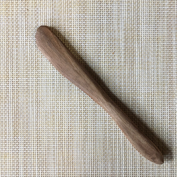バターナイフ制作キット（ウォルナット）　ハンドメイドキット 木工 3枚目の画像