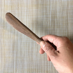 バターナイフ制作キット（ウォルナット）　ハンドメイドキット 木工 4枚目の画像