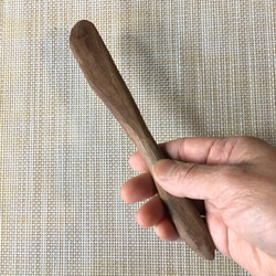 バターナイフ制作キット（ウォルナット）　ハンドメイドキット 木工 5枚目の画像