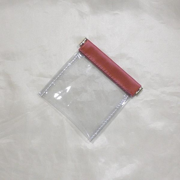 ぱくぱくケース（10cm）／無地（赤） 1枚目の画像