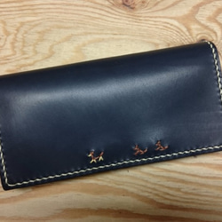 トラッカーウォレット horse leather 馬革 手縫い ホースレザー トラッカーウォレットミドル horse leather 馬革 手縫 ホース