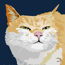 湘南Cats　ポートレイト5　シルバーキャット Blue 2枚目の画像
