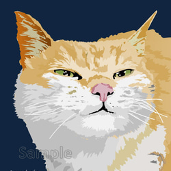 ポストカード4枚セット　湘南キャッツ　⑥　シルバー猫 2枚目の画像