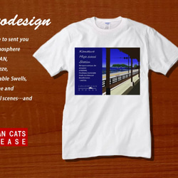 湘南Sea side Tシャツ　003　Kamakura High School Station 3枚目の画像