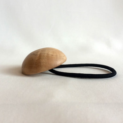 木製髮帶 –tsuki-（黑垣 L/定做） 第3張的照片