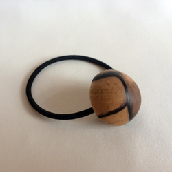 木製髮帶 -kinoko-（黑柿子，定制） 第1張的照片