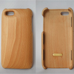 【受注制作】木製iPhoneケース（ヨーロピアンビーチ） 2枚目の画像