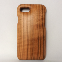 Wood iPhone case (wild cherry tree, for iPhone 6 or 7) 第2張的照片