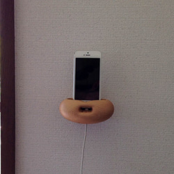 Wall type smartphone speaker -European Beech- 第3張的照片