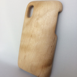 Wood iPhone case (birk, for iPhone X etc.) 第1張的照片