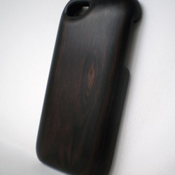 木製iPhoneケース（黒檀） 1枚目の画像