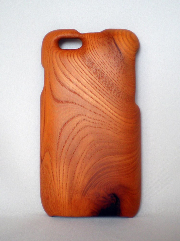 木製iPhone6案例（光葉櫸樹，一邊蓋） 第1張的照片