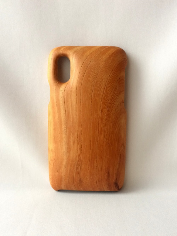 wood iPhone case (for iPhone X) -zelkova- 第2張的照片