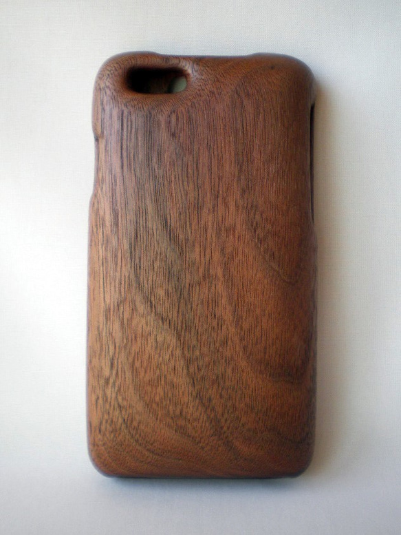 [定做]木質iPhone手機殼（胡桃木全蓋款） 第2張的照片