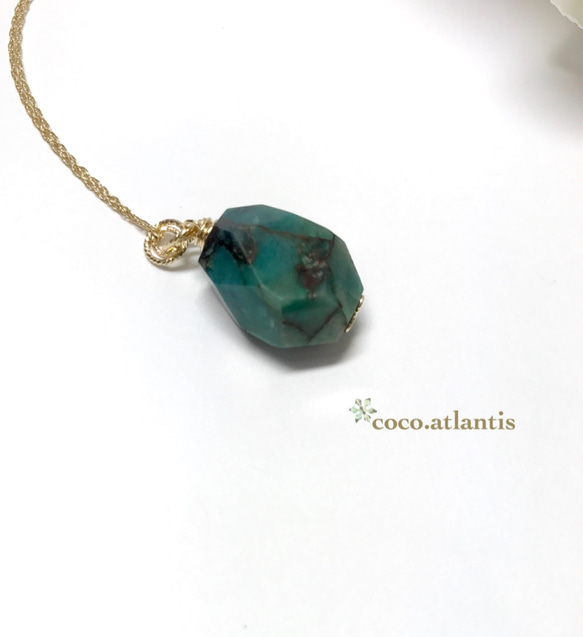 14kgf＊chrysocolla〜珪孔雀石＊g 3枚目の画像