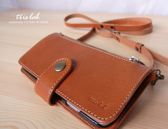 【ご予約受付開始】iphone12/12pro/13/13pro/14/15　スマホショルダポシェット NEW! 1枚目の画像