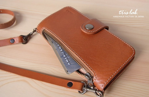 【ご予約受付開始】iphone12/12pro/13/13pro/14/15　スマホショルダポシェット NEW! 5枚目の画像