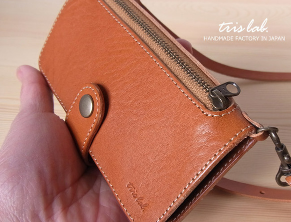 【ご予約受付開始】iphone12/12pro/13/13pro/14/15　スマホショルダポシェット NEW! 6枚目の画像