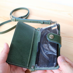 【ご予約受付開始】iphone12/12pro/13/13pro/14/15　スマホショルダポシェット NEW! 10枚目の画像