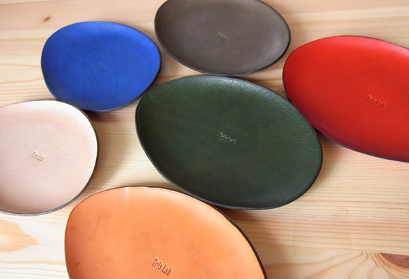 レザートレイ　イタリアレザー 1枚目の画像