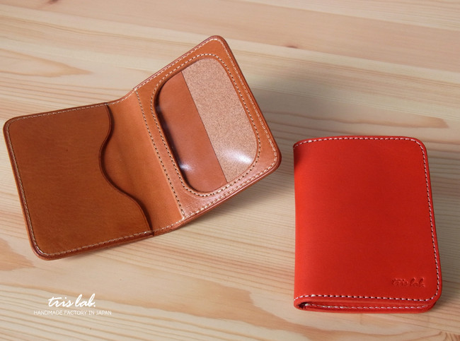 ハロー　パスケース　〈窓つき〉イタリアレザー　カードケース