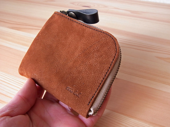 復刻　ちいさなお財布（限定革）KUDU イギリスレザー 4枚目の画像