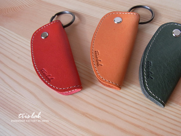 キーケース　うすいよNEW! イタリアヌメ レザー 1枚目の画像