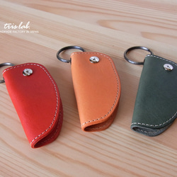 キーケース　うすいよNEW! イタリアヌメ レザー 2枚目の画像