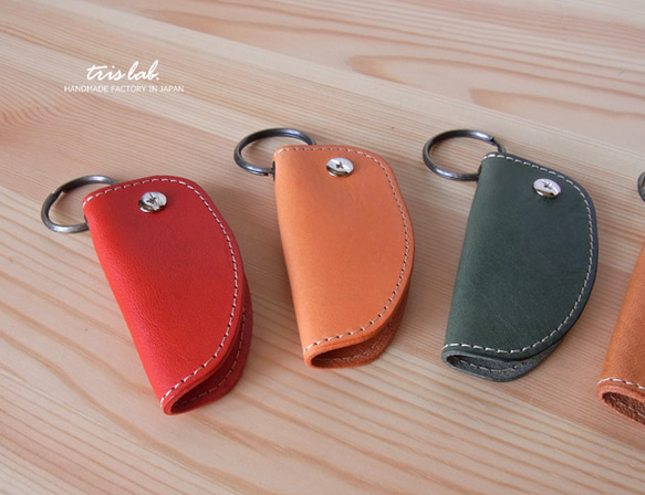 キーケース　うすいよNEW! イタリアヌメ レザー 2枚目の画像