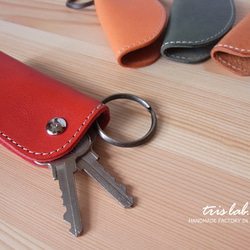 キーケース　うすいよNEW! イタリアヌメ レザー 3枚目の画像