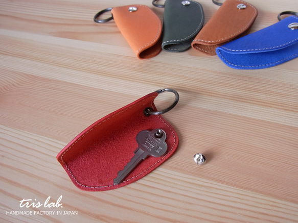 キーケース　うすいよNEW! イタリアヌメ レザー 4枚目の画像