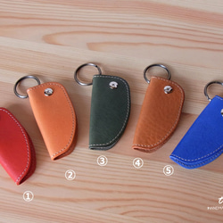 キーケース　うすいよNEW! イタリアヌメ レザー 5枚目の画像