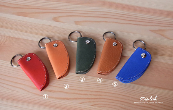 キーケース　うすいよNEW! イタリアヌメ レザー 5枚目の画像