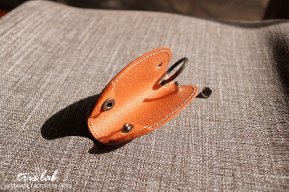 キーケース　うすいよNEW! イタリアヌメ レザー 6枚目の画像