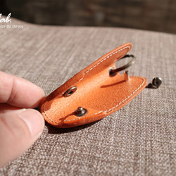 キーケース　うすいよNEW! イタリアヌメ レザー 7枚目の画像